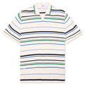 Adidas x Wales Bonner Knit Polo Wonder White Green Blue Bird