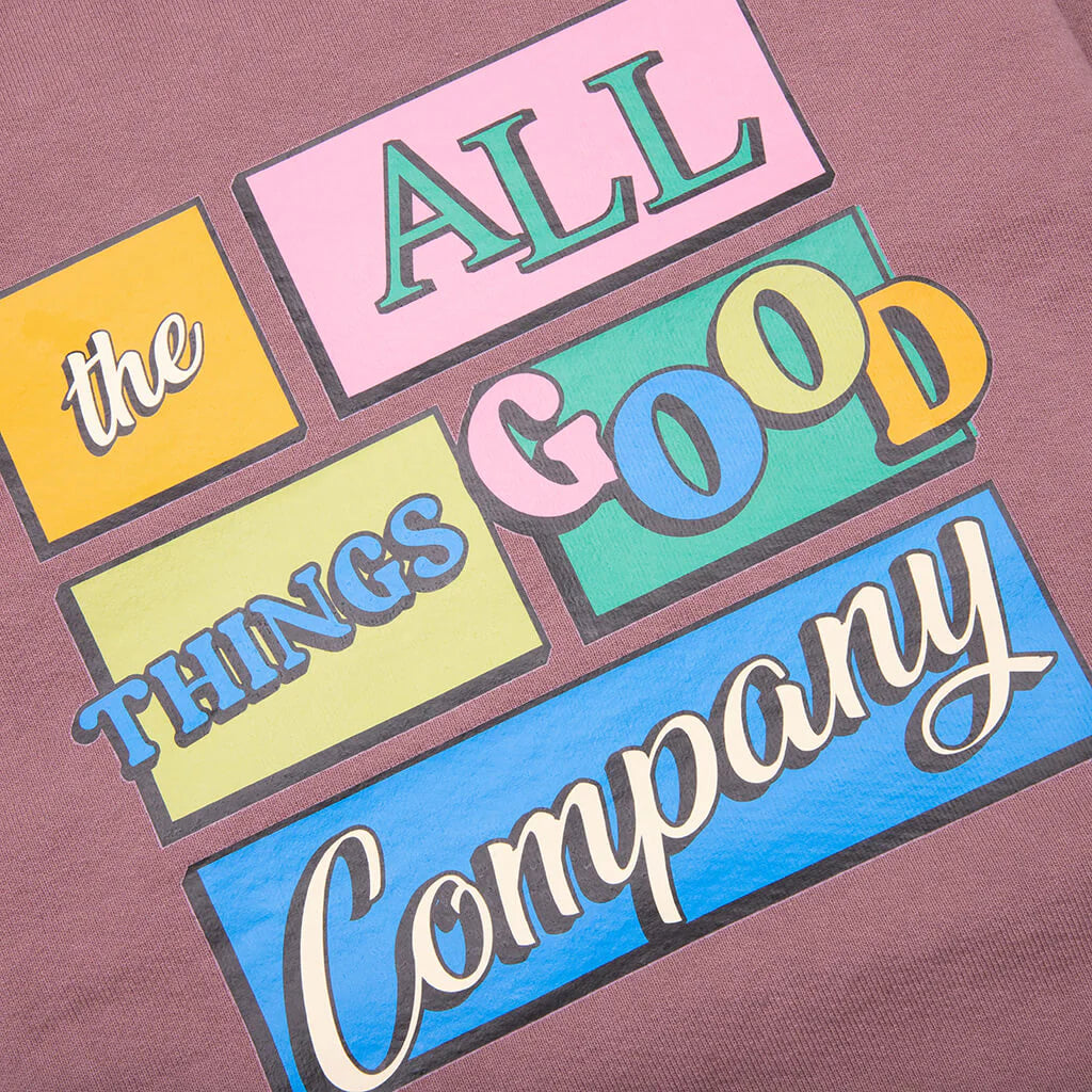 Kids Sitcom Crewneck Mauve