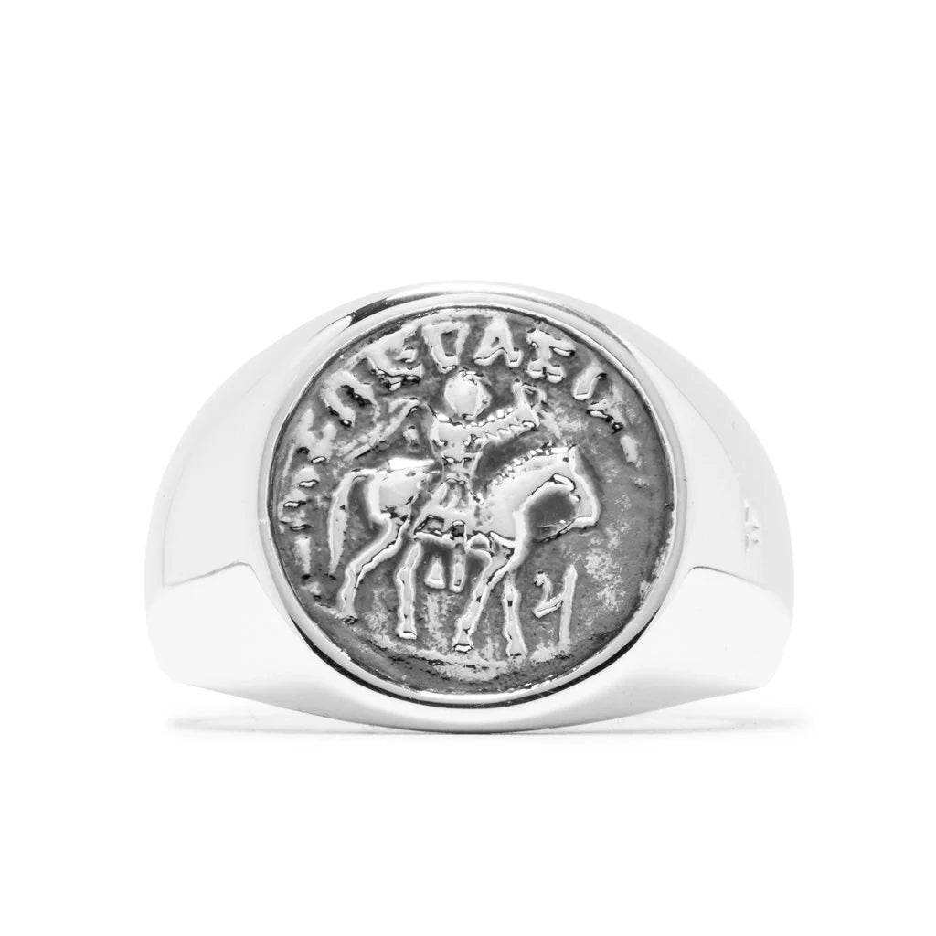 Coin Ring 925 Sterling Silver