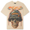 Badges of Honor T Shirt Beige
