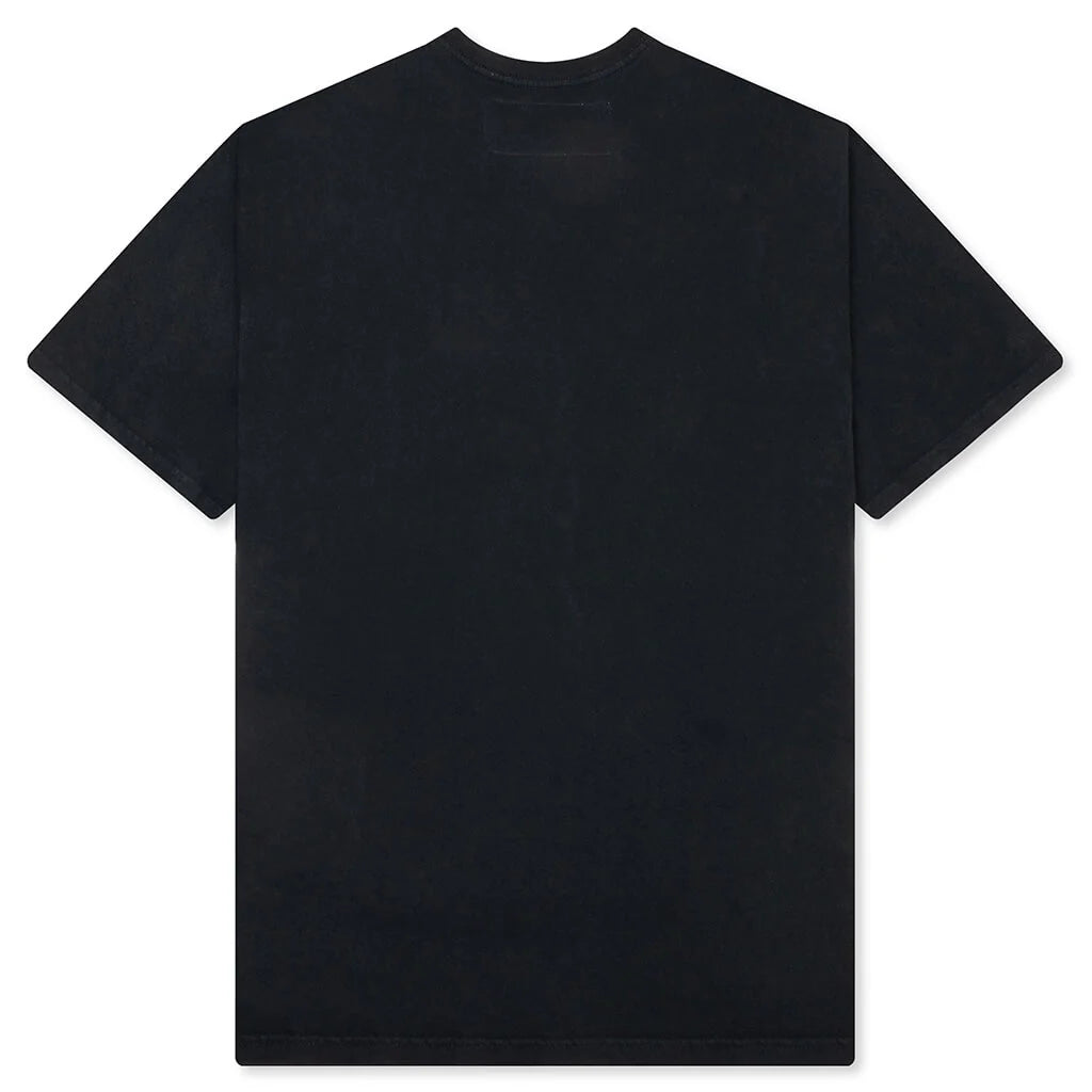 Glad Youre Here With Me T Shirt Hard Washed Black