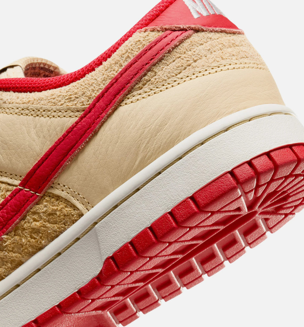 Dunk Low Retro SE Strawberry Waffle Mens Lifestyle Shoe Pale Vanilla University Red Sail Wheat