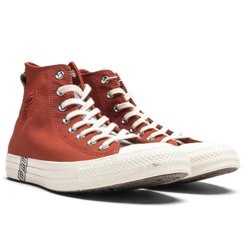 Converse x Naruto Chuck Taylor All Star Hi Natural Ivory Ritual Red Black