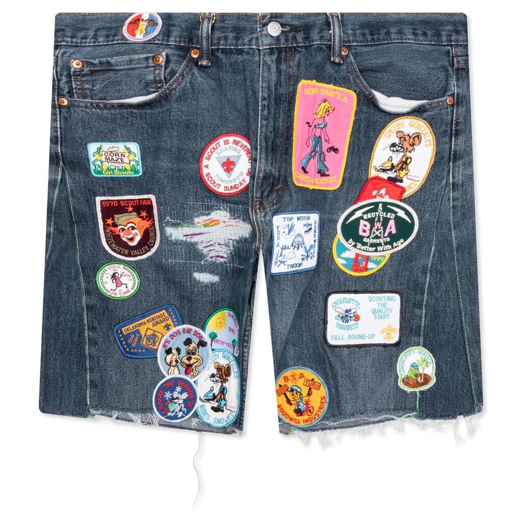Gentlemans Denim Shorts Multi