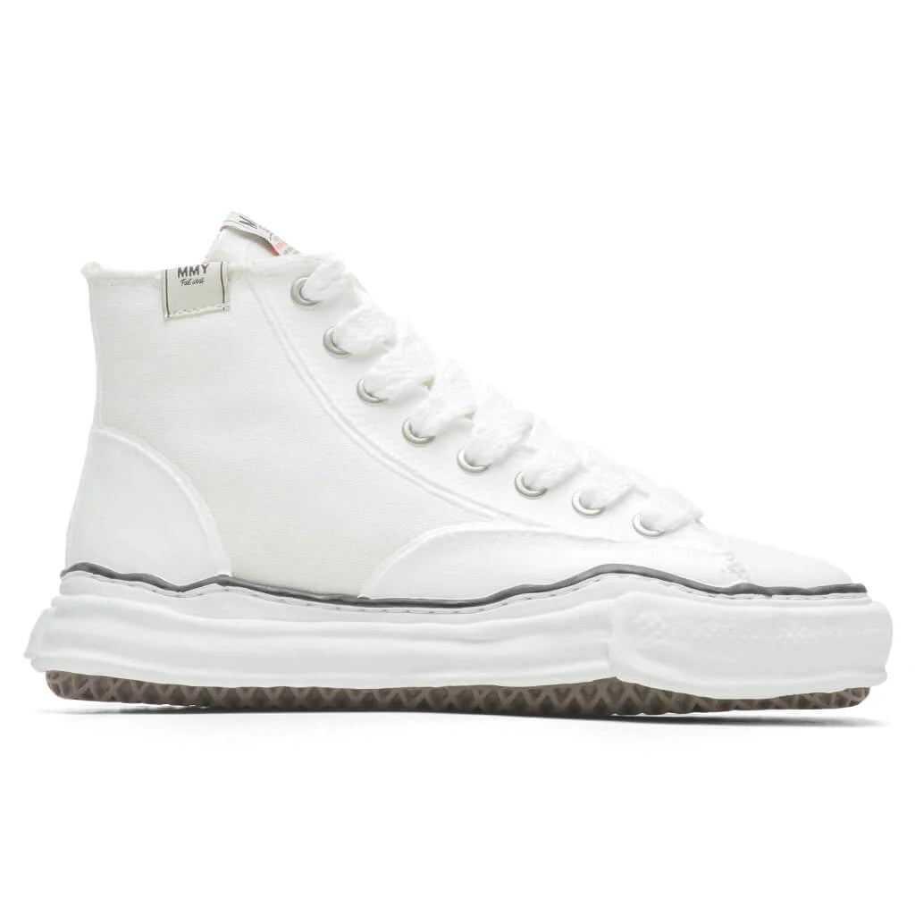 Peterson High OG Sole Rubber Painted Canvas Sneaker White