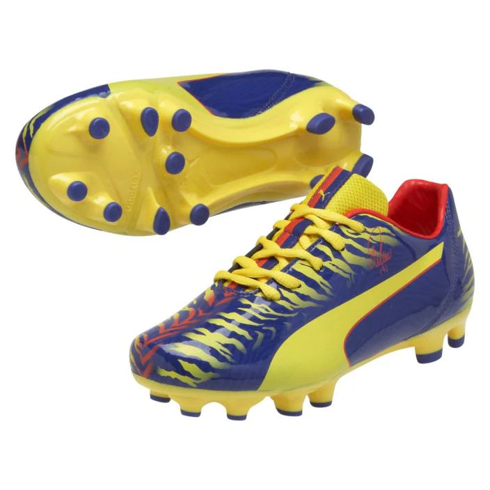 PUMA Falcao 9 FG JR Blue Yellow R