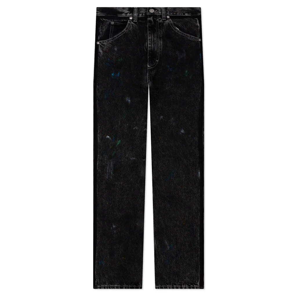 Pants 5 Pockets Washed Black