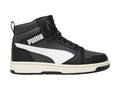 Tenis PUMA Rebound V6 Mid Blanco y Gris para Niño