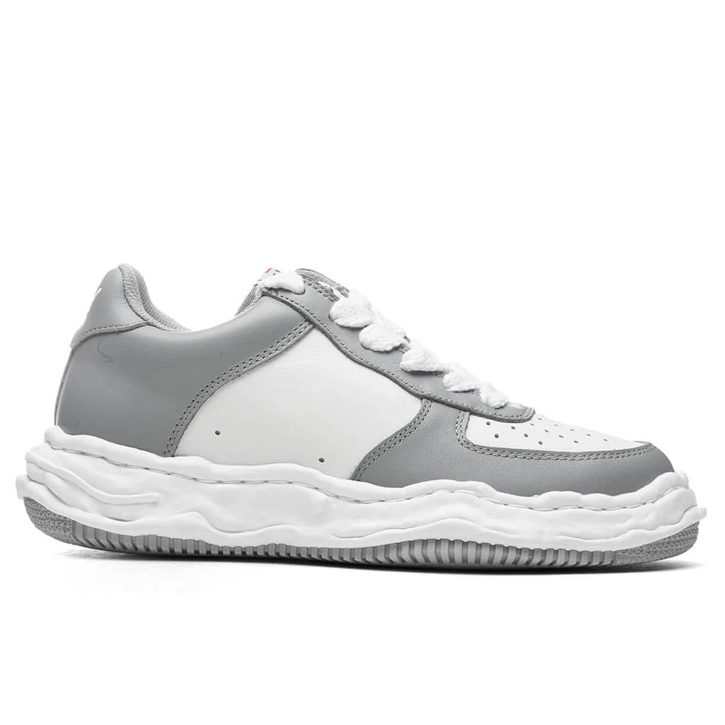 Wayne Low OG Sole Leather Sneaker Grey White