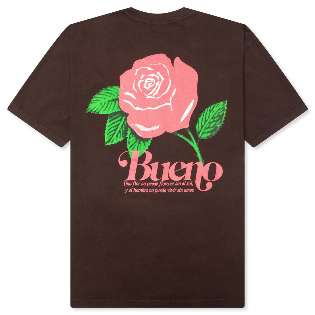 Flower Love S S Tee Chocolate