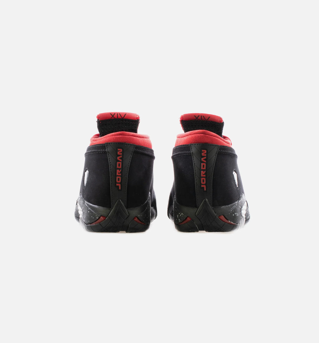 Air Jordan 14 Low Iconic Red Womens Lifestyle Shoe Black Metallic Silver Gym Red Limit One Per Customer