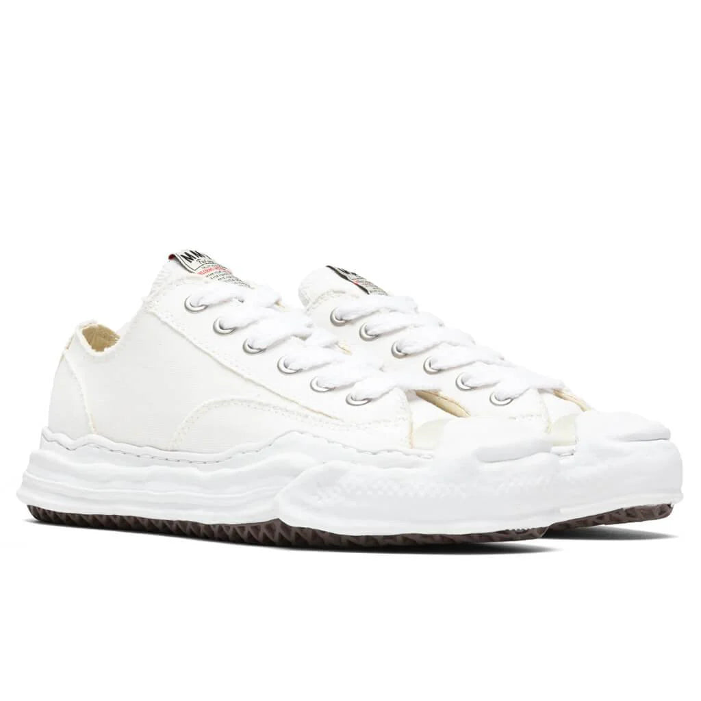 Hank Low OG Sole Toe Cap Canvas Sneaker White