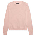 MA Swirl Crochet Crewneck Blush