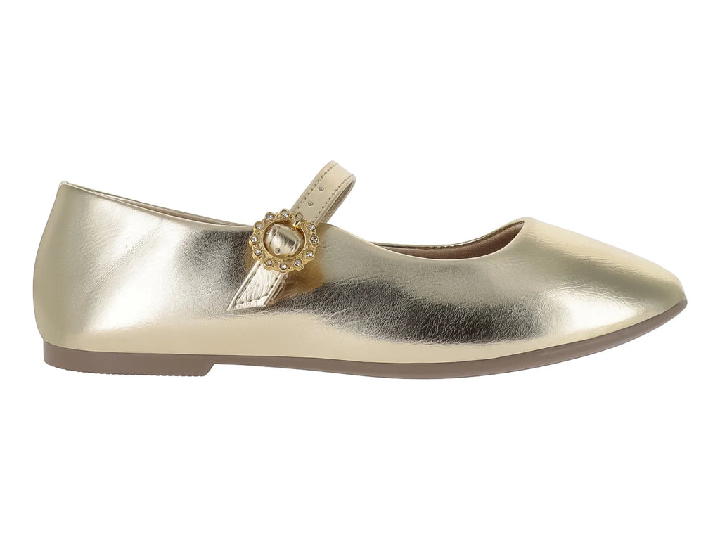Zapatos Planos Tropicana Oro para Niña