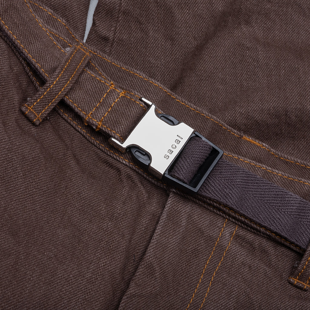 Denim Pants Brown
