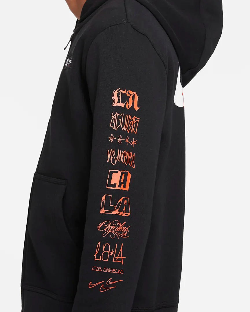 Nike Club America Kids Full Zip Hoodie Black
