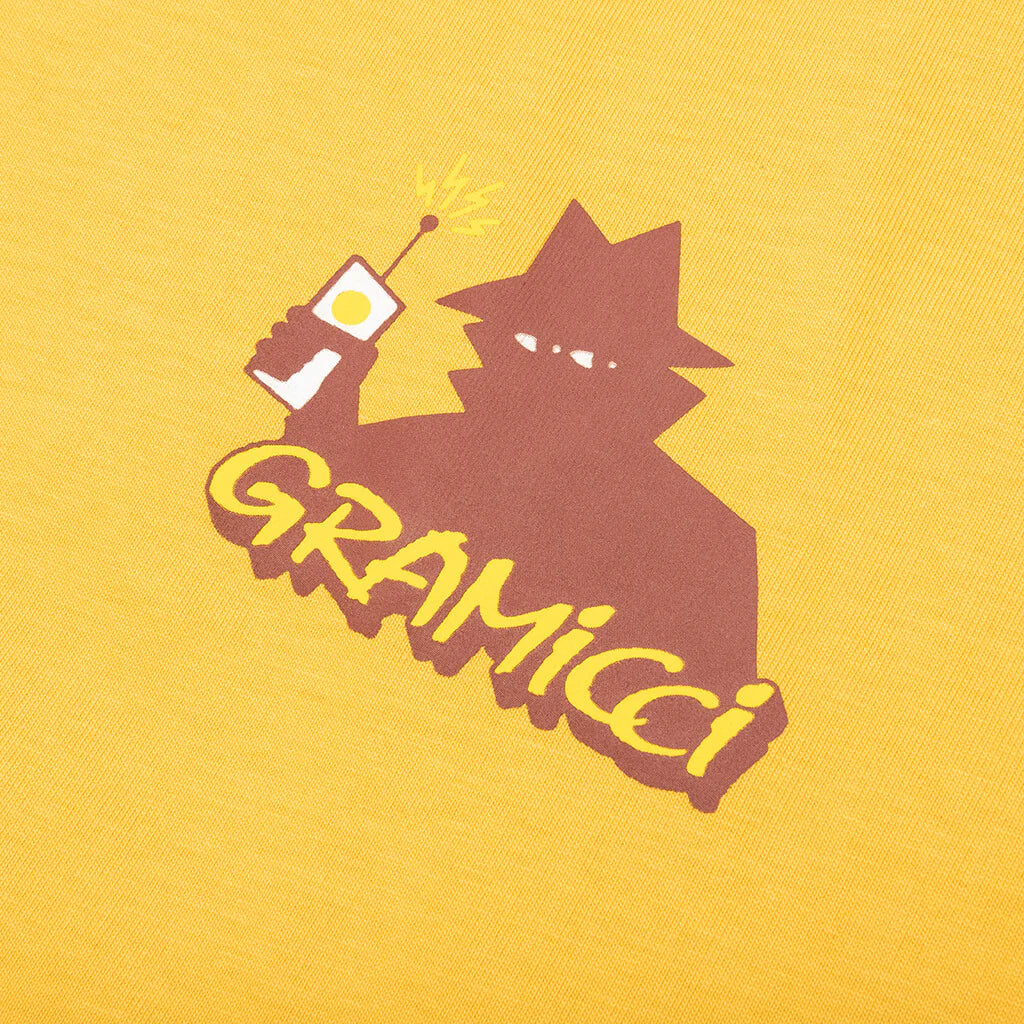Real Bad Man x Gramicci Records L S Tee Mustard