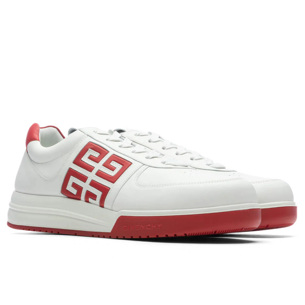 G4 Low Sneakers White Red