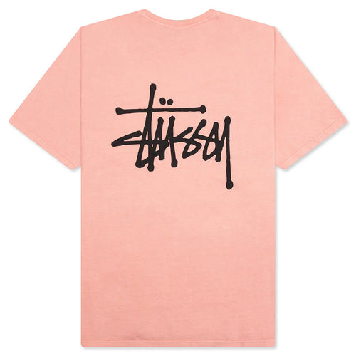 Basic Stussy Pig Dyed Tee Coral