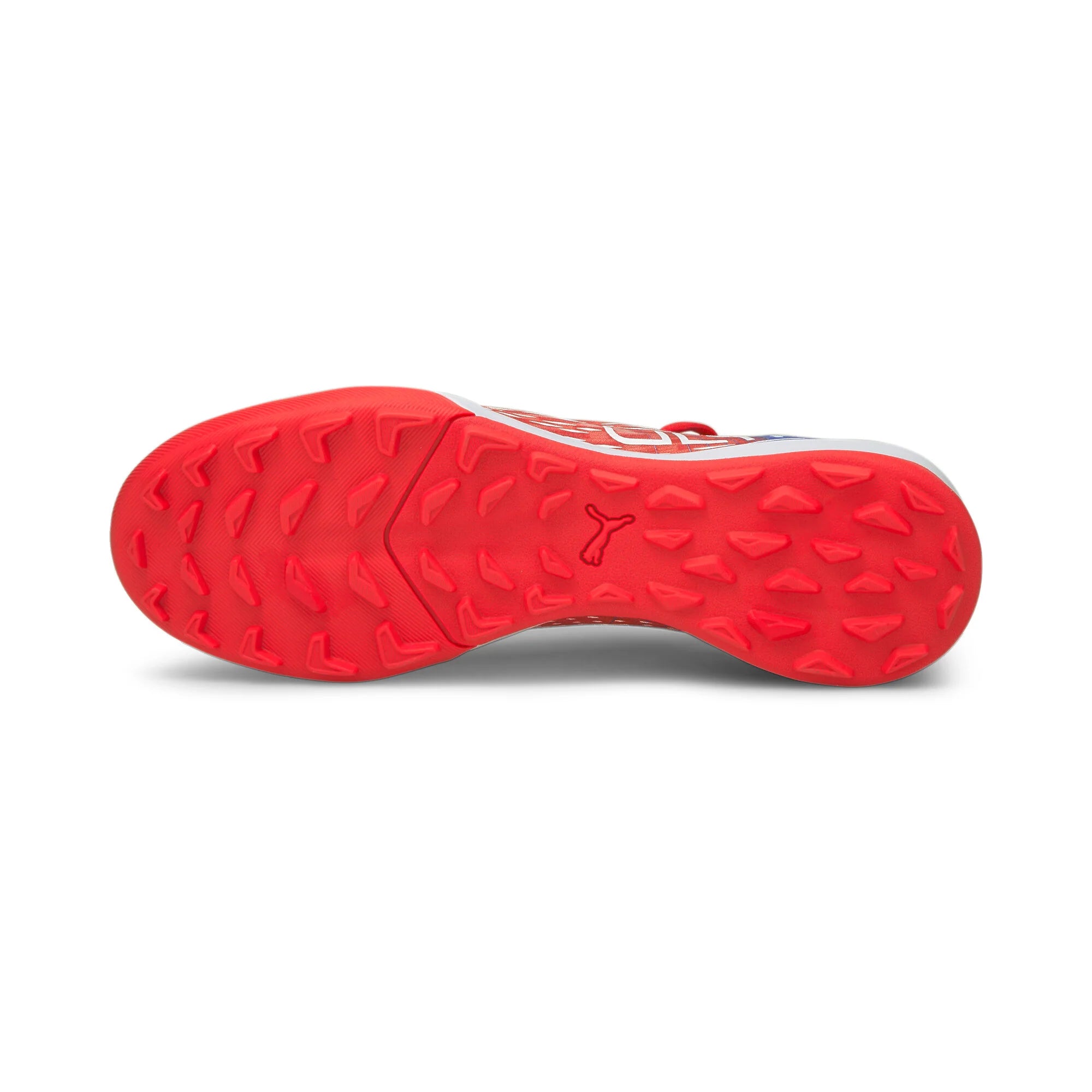 PUMA Ultra 33 TT Turf Soccer Cleats Orange Sublaze White Bluemazing