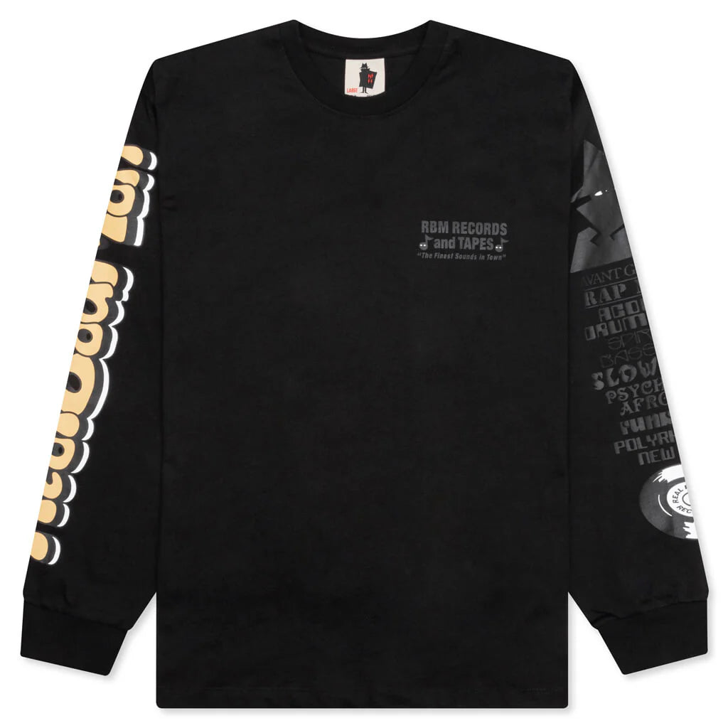 Records And Tapes L S Tee Black