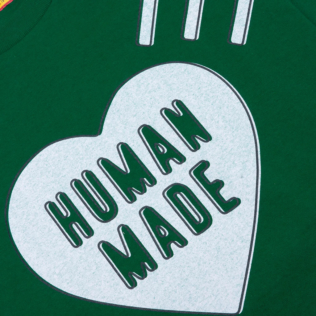 Graphic L S T Shirt 5 Green