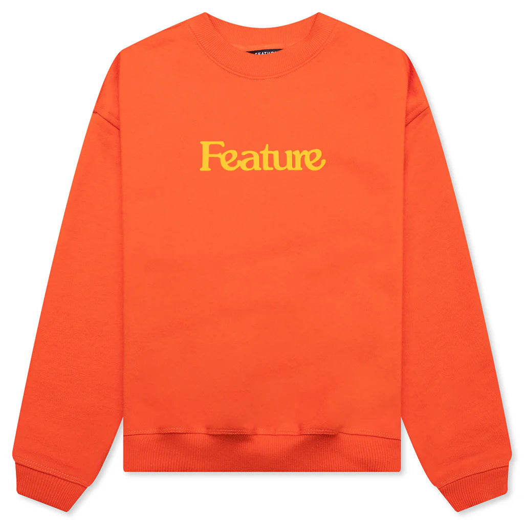 Kids Academy Crewneck Burnt Orange