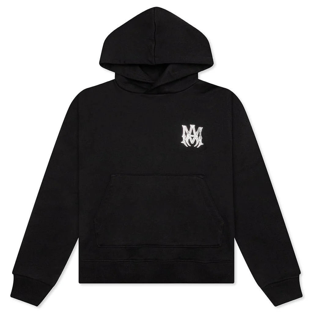 Crystal Embellished MA Hoodie Black