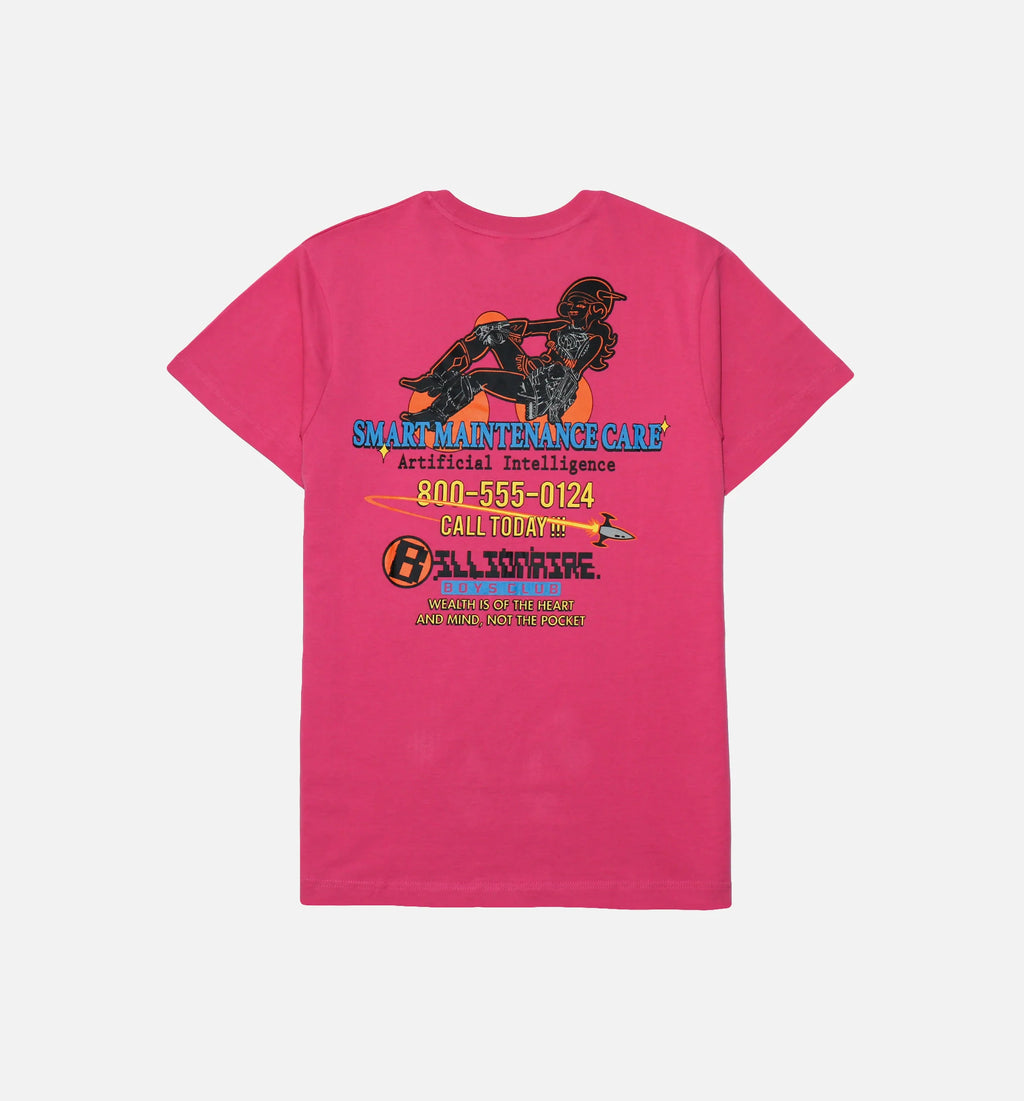 BB AI Short Sleeve Tee Mens T shirt Pink