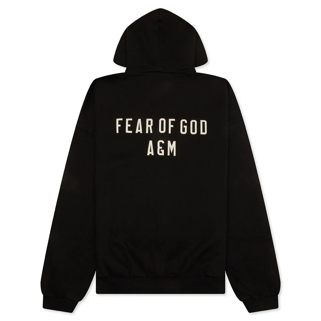 Heavy Fleece Fullzip Hoodie Black