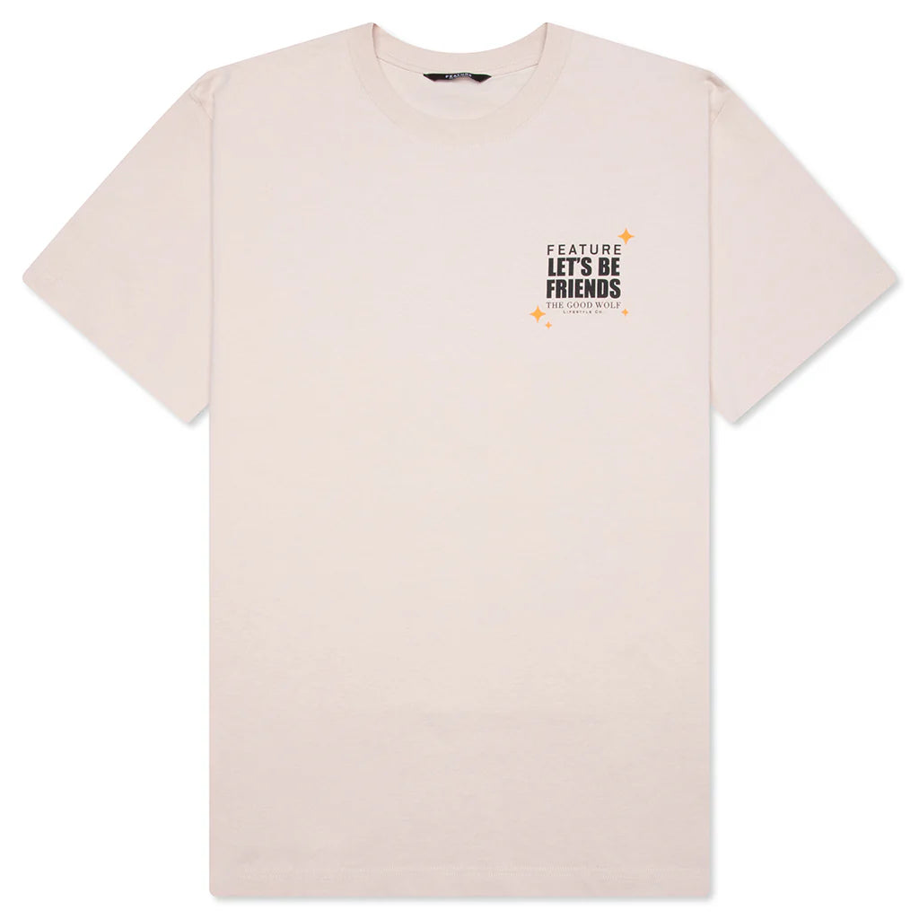 FEATURE x Good Wolf x Lets Be Friends Tee Cream