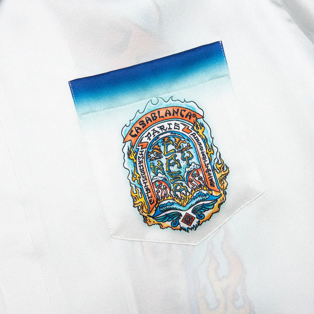 Short Sleeve Cuban Collar Shirt Casa Skate Way