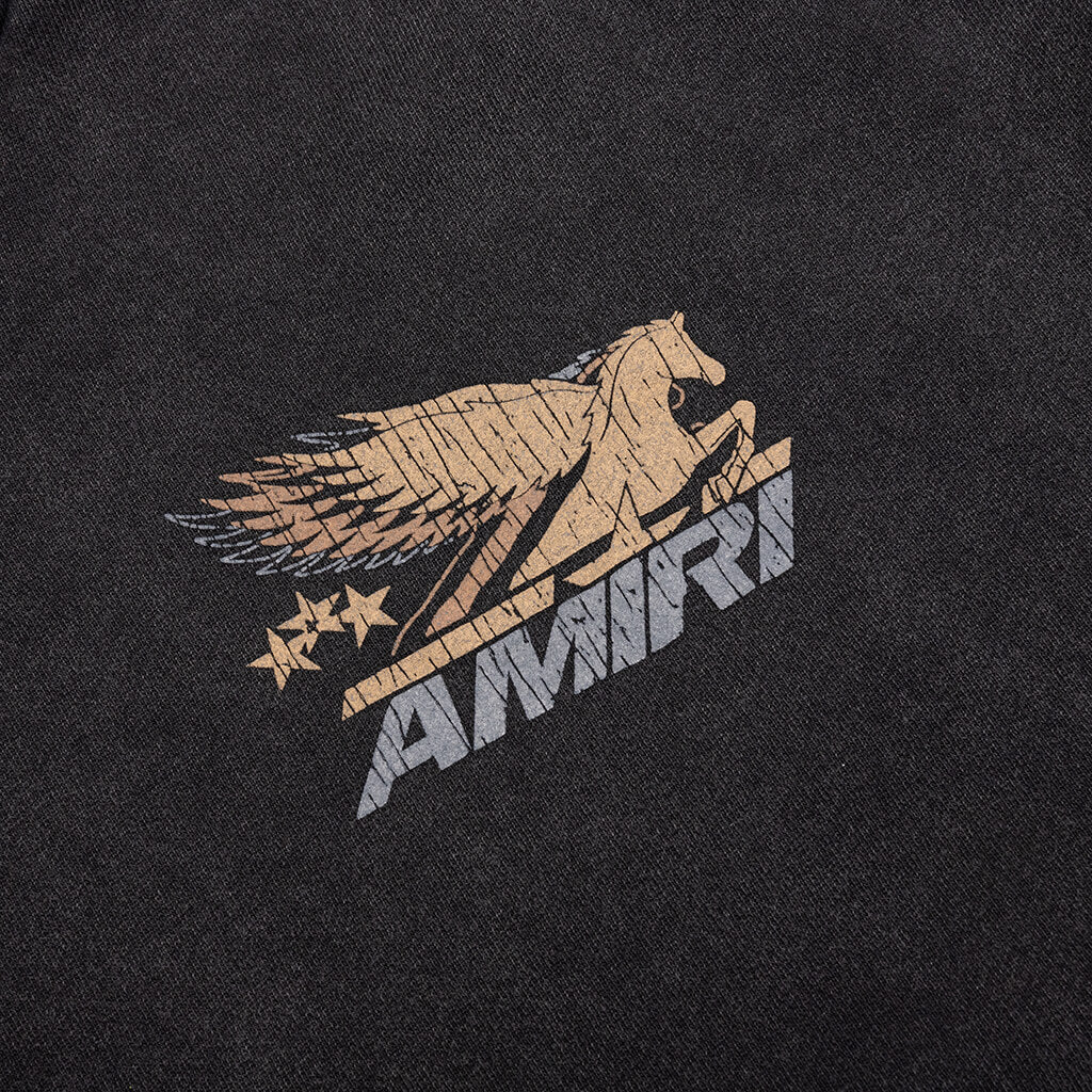 Vintage Pegasus Hoodie Black
