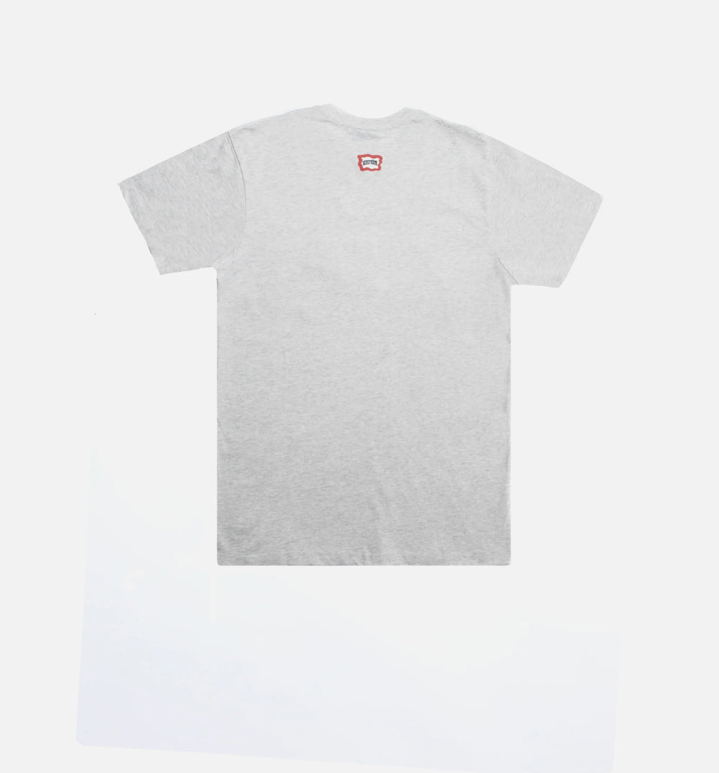 Squared Short Sleeve Mens T Shirt Gray