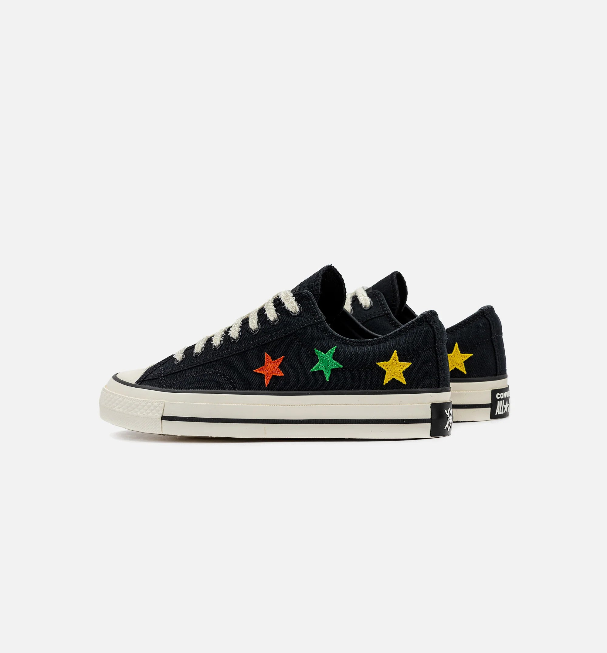 Star Player 76 OX Mens Lifestyle Shoe Black Green Yellow