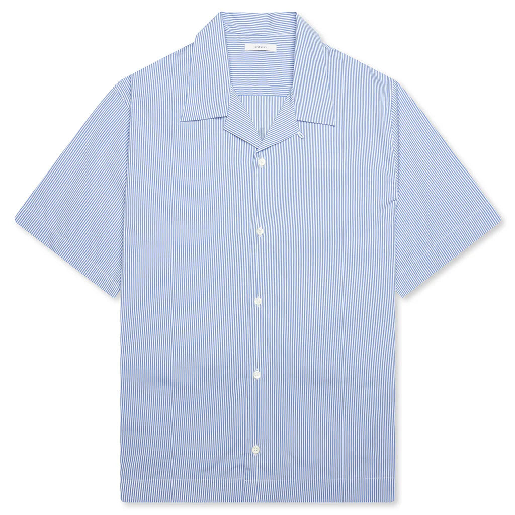 Striped Shirt White Light Blue