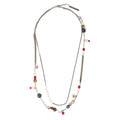 Brass Freshwater Pearl M261 808 Necklace Multi