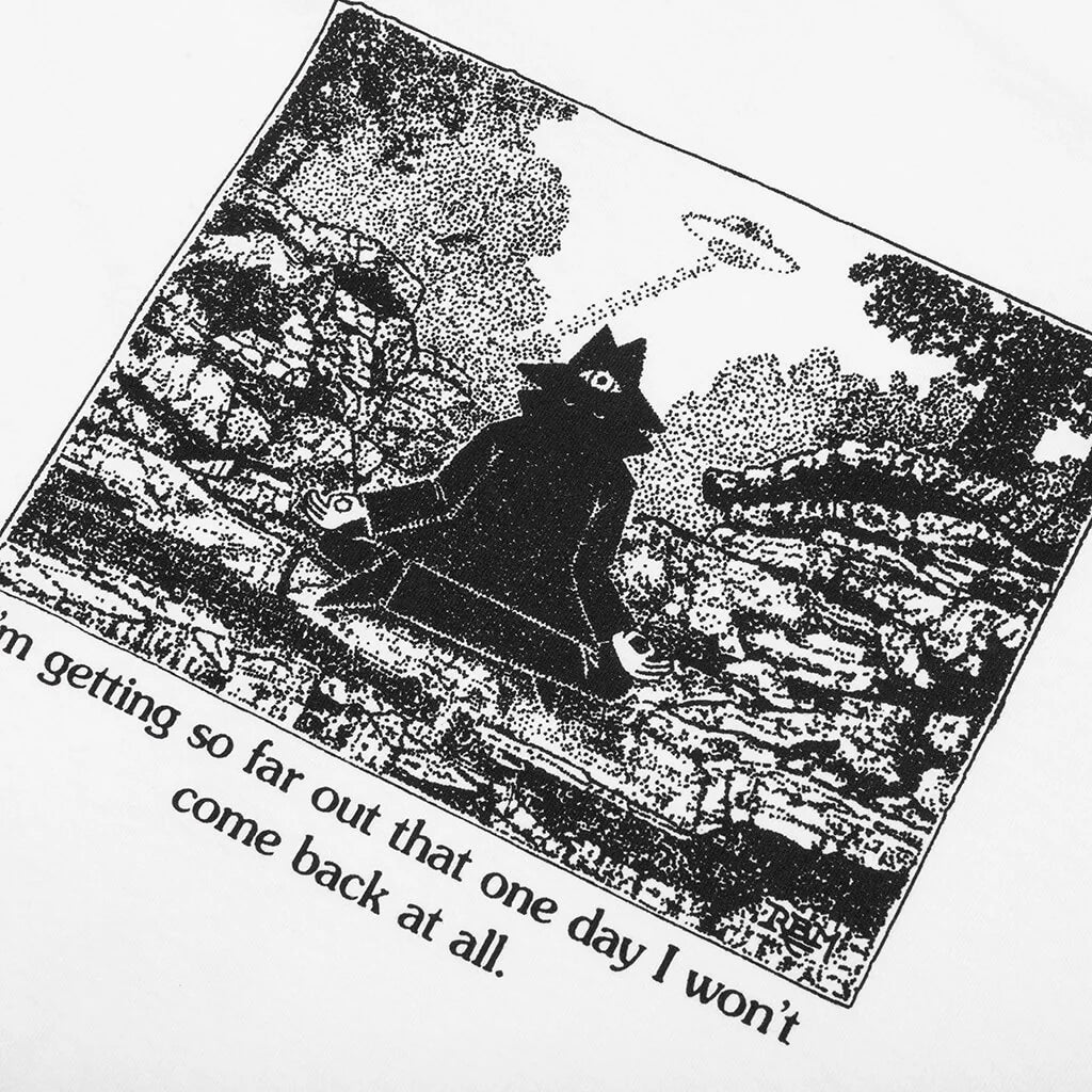 Warning S S Tee White