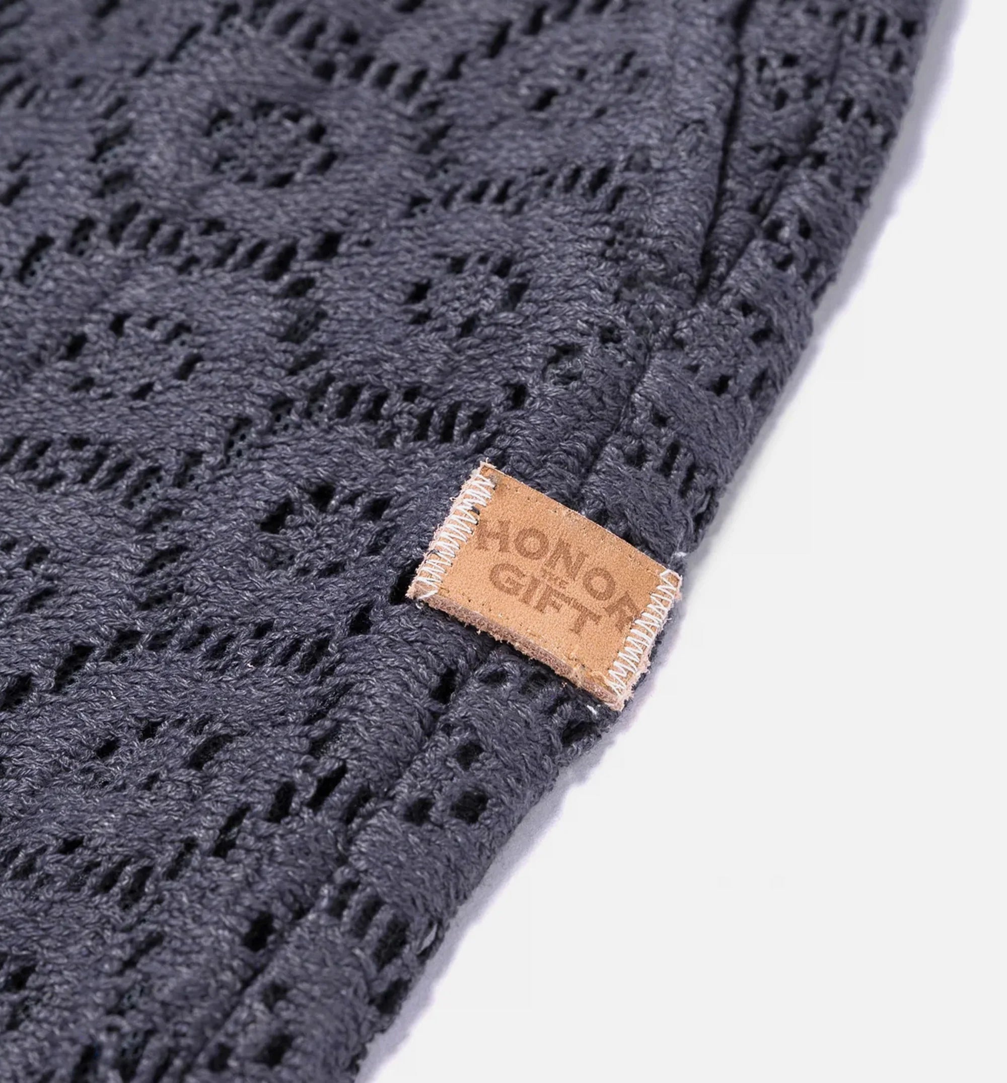 Crochet Mens Shorts Black