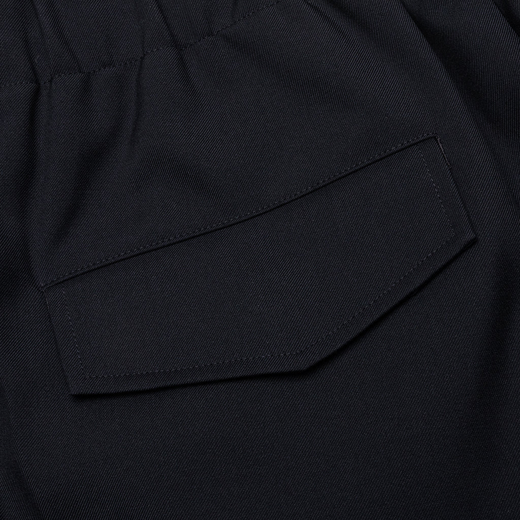 Gabardine Wool Trousers Navy