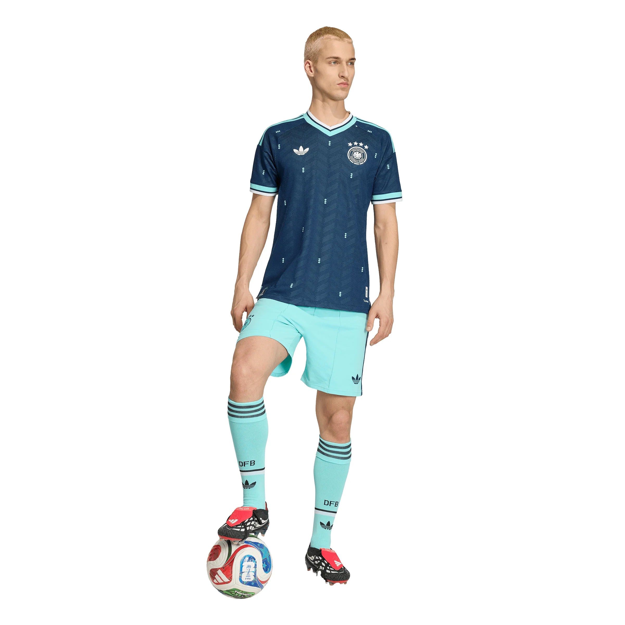adidas Germany Away Authentic Mens Soccer Jersey 2026 Navy