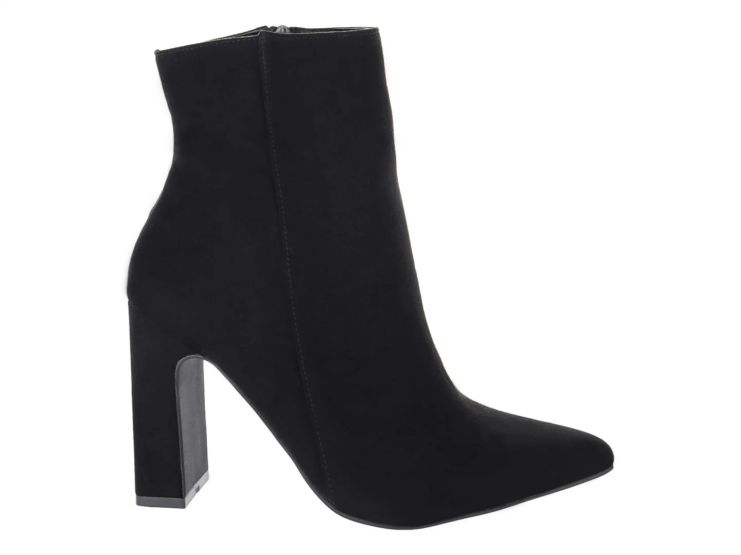 Botines Roze de Gamuza Negro para Mujer