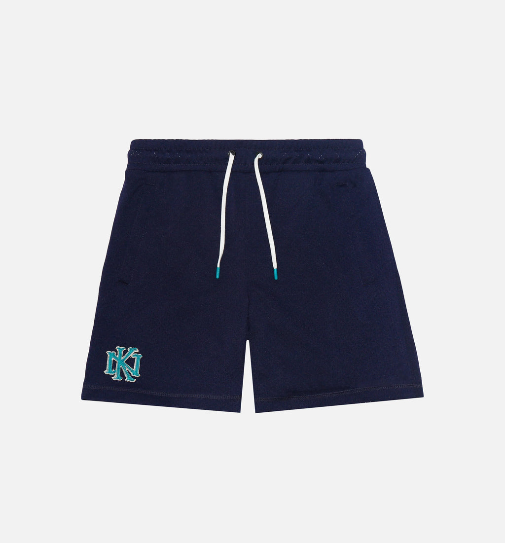 Monogram Mesh Short Mens Shorts Navy