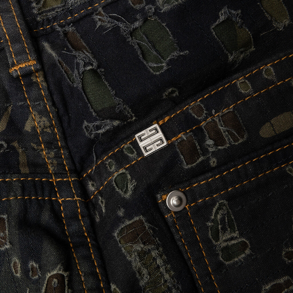 Carpenter Denim Trousers Brown Khaki
