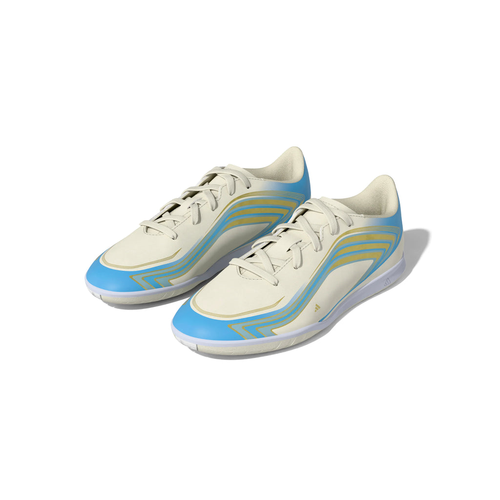 adidas F50 Messi Club IN Indoor Youth Soccer Shoes Blue