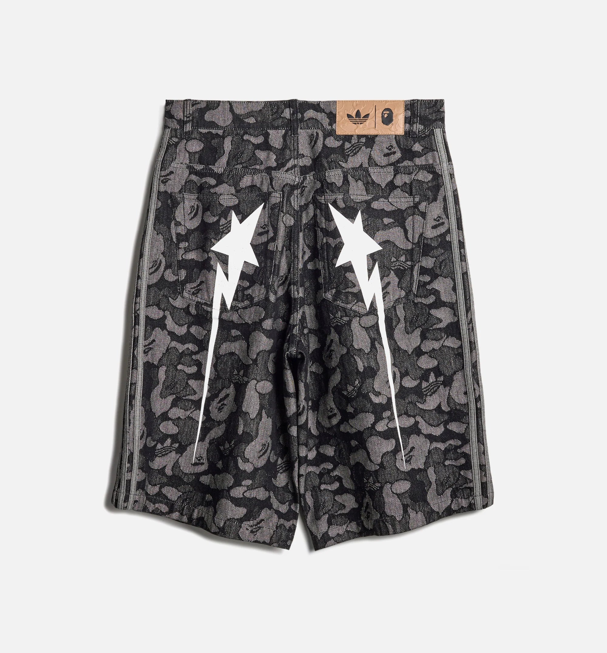 Bape Shark Denim Mens Short Black