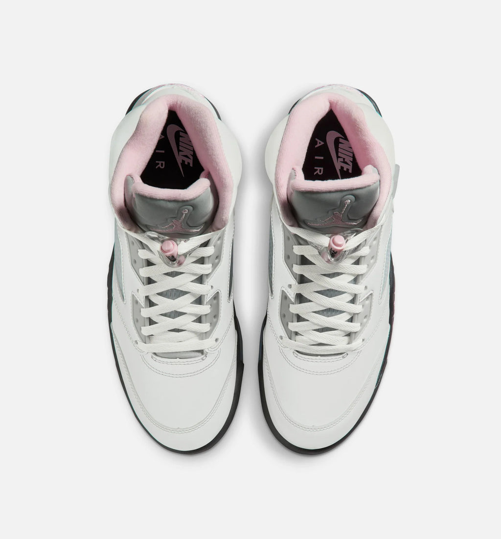 Air Jordan 5 Retro Medium Soft Pink Mens Lifestyle Shoe White Soft Pink Black