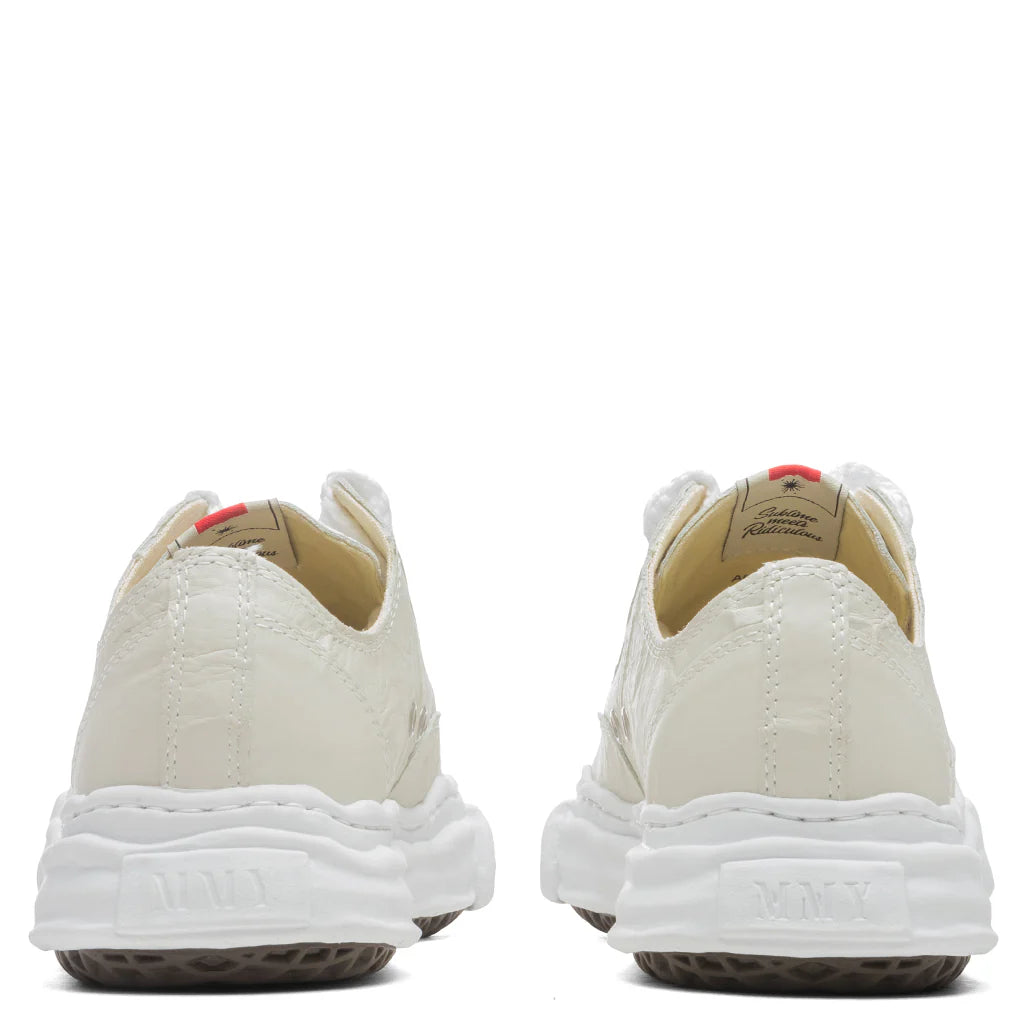 Peterson Low OG Sole Paper Like Leather Sneaker White