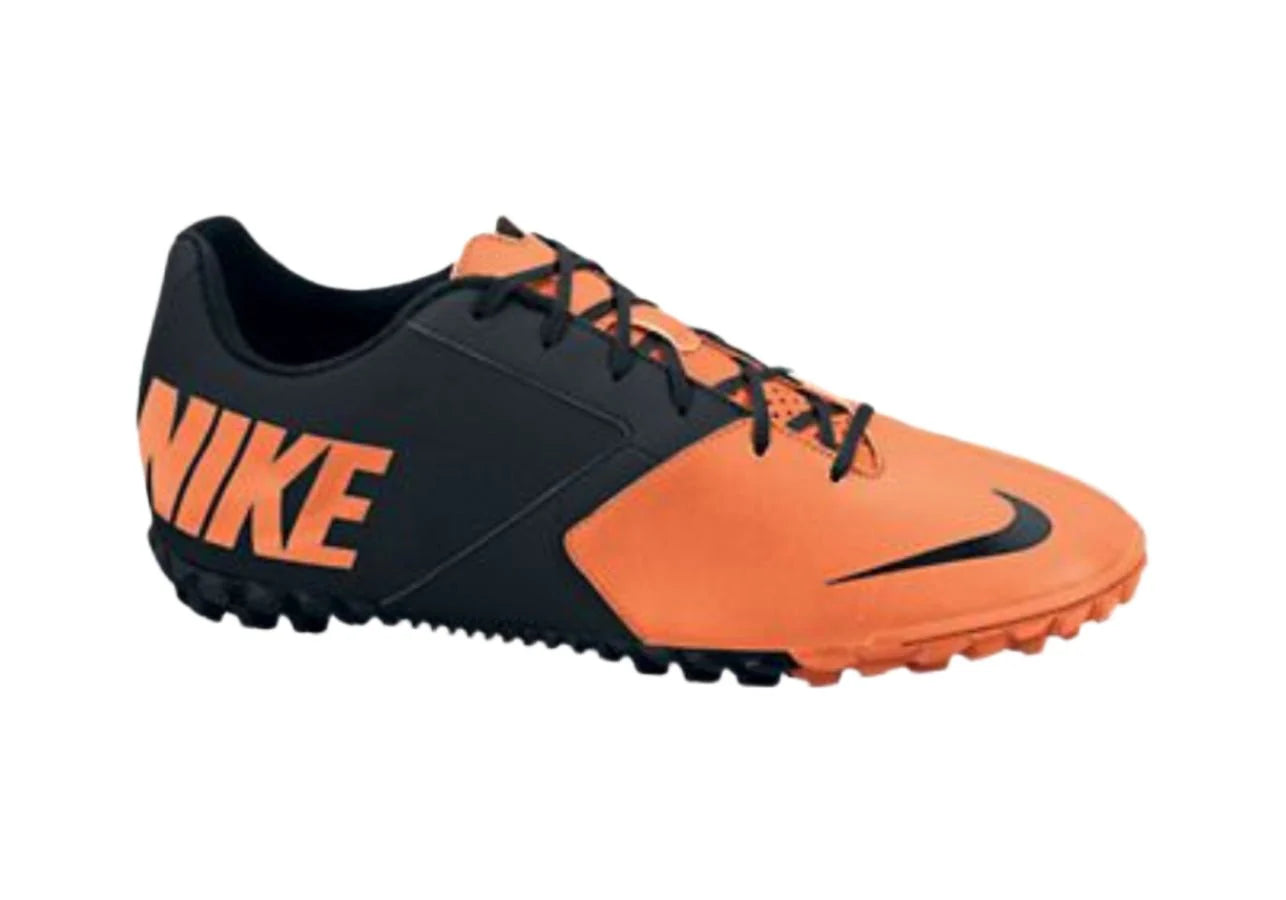 Nike JR Bomba II TF Turf Soccer Cleats Orange Black