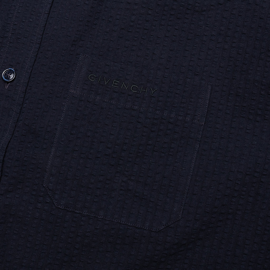 Short Sleeve Shirt with Pocket Night Blue